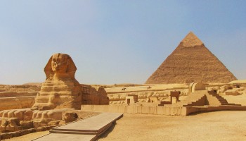 Cairo Sphinx and the Pyramids